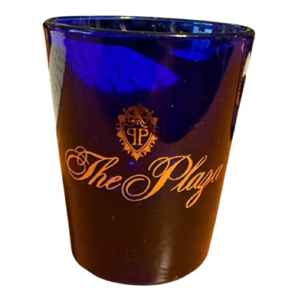 The Plaza 5 Star Luxury Hotel New York
NYC Cobalt Blue Shot Glass